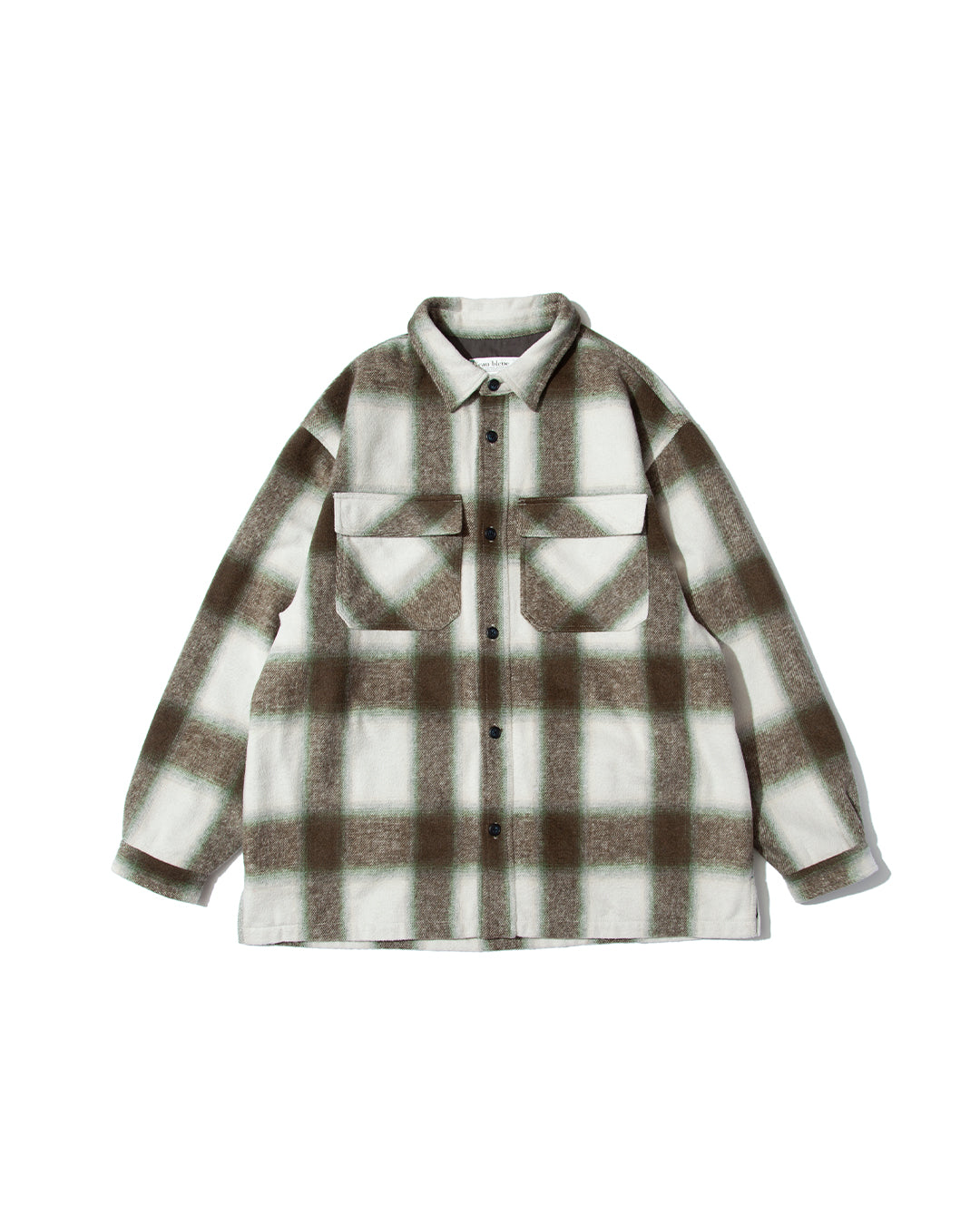 25AW新作】Ombre Check L/S Shirt Jacket -オンブレチェック長袖シャツ