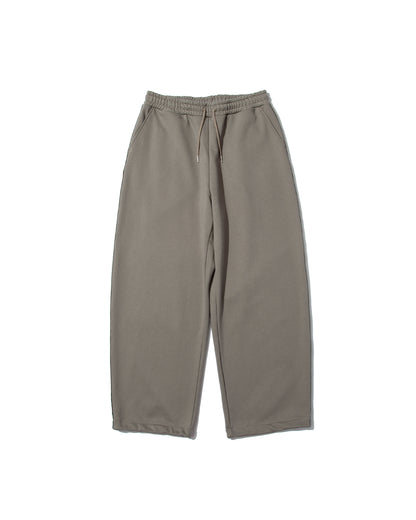 【25AW新作】French Terry Curved Sweat Wide Pants -CVC裏毛スウェットカーブワイドパンツ-