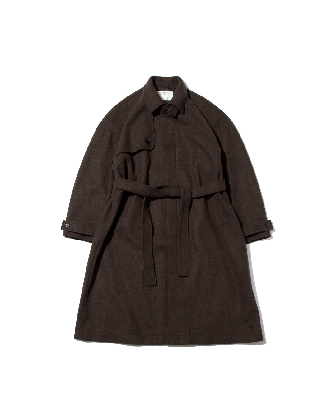 Melton Long Trench Coat – L'eau bleue ONLINE STORE