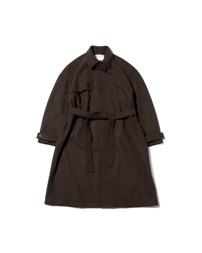 【発売前】Melton Long Trench Coat -メルトンロングトレンチコート-