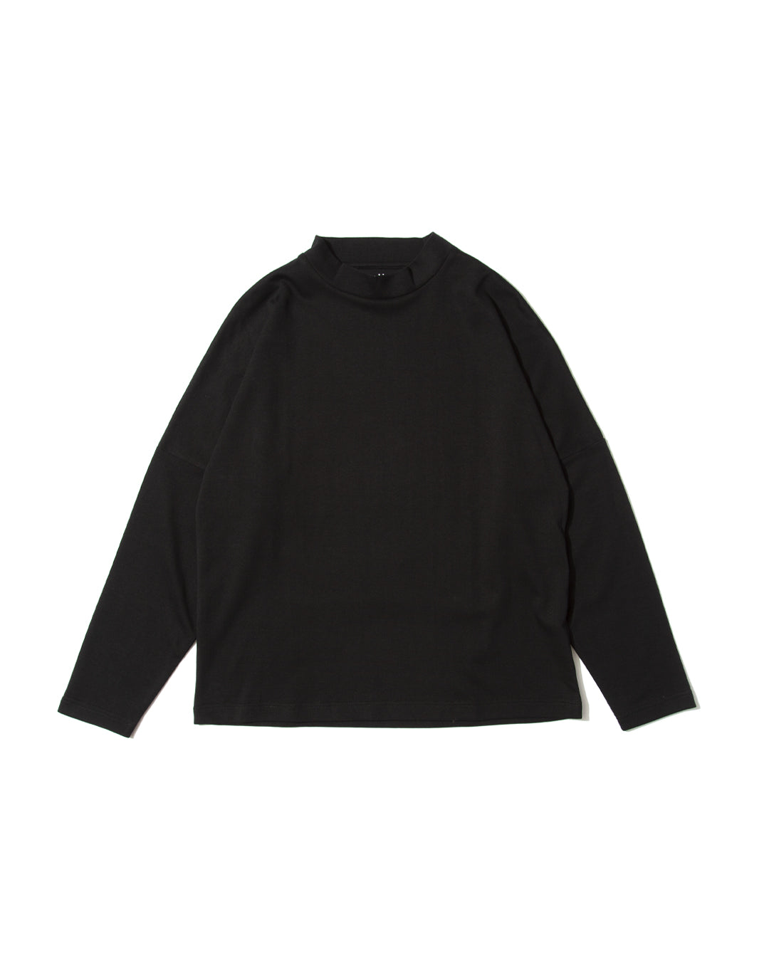 NO COFFEE ブラック 長袖 モックネック　L 秋から真冬にかけて 長く使える】 NEWめちゃ伸び！長袖