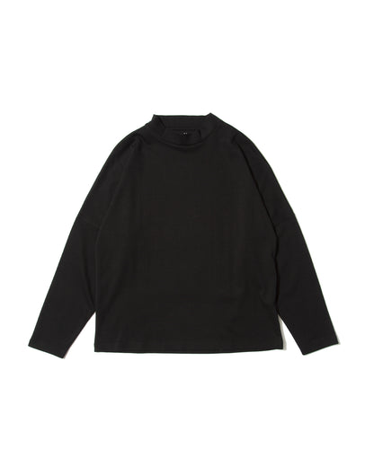 【25AW新作】Silky Touch Smooth Mock Neck L/S Tee -シルキースムースモックネック長袖Tee-