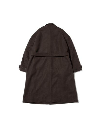 【発売前】Melton Long Trench Coat -メルトンロングトレンチコート-