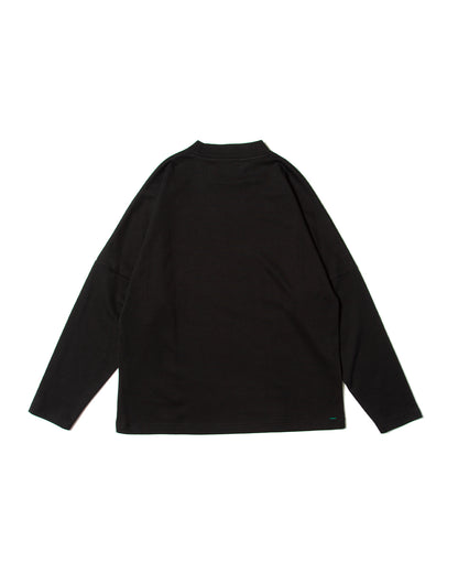 【25AW新作】Silky Touch Smooth Mock Neck L/S Tee -シルキースムースモックネック長袖Tee-