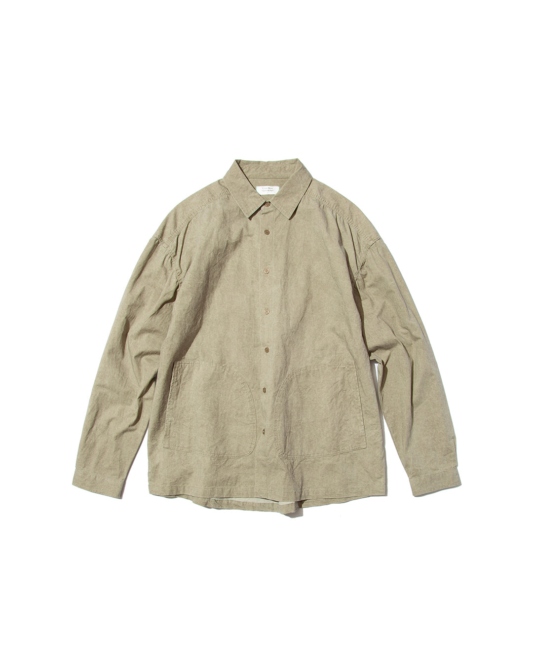 【25AW新作】Garment-Washed Stitch Overshirt  -ガーメントウォッシュステッチオーバーシャツ-