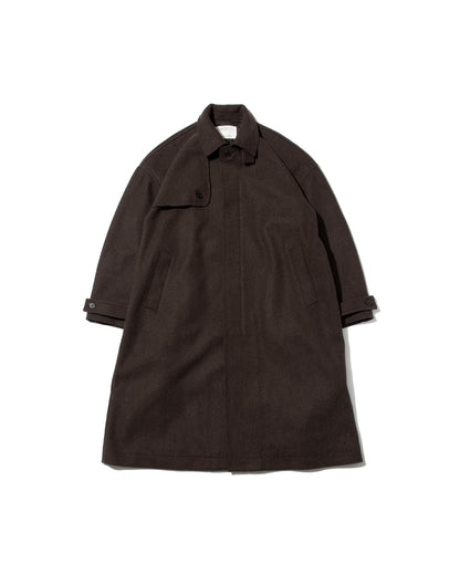 【発売前】Melton Long Trench Coat -メルトンロングトレンチコート-