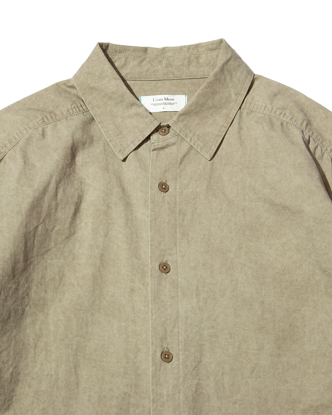 【25AW新作】Garment-Washed Stitch Overshirt  -ガーメントウォッシュステッチオーバーシャツ-