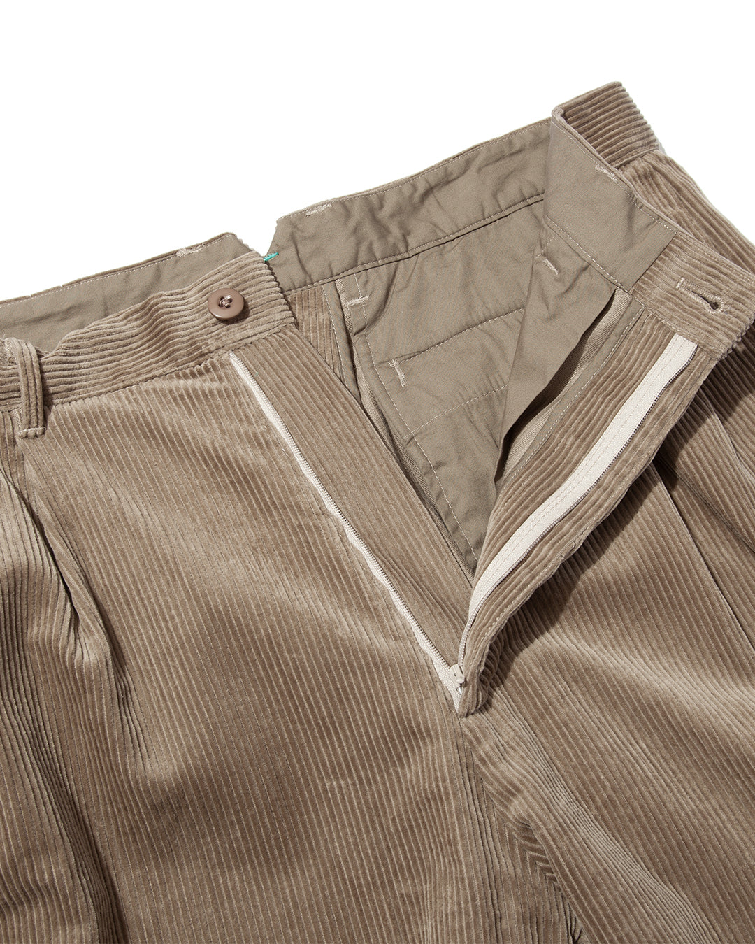 Corduroy Tuck Wide Tapered Pants – L'eau bleue ONLINE STORE