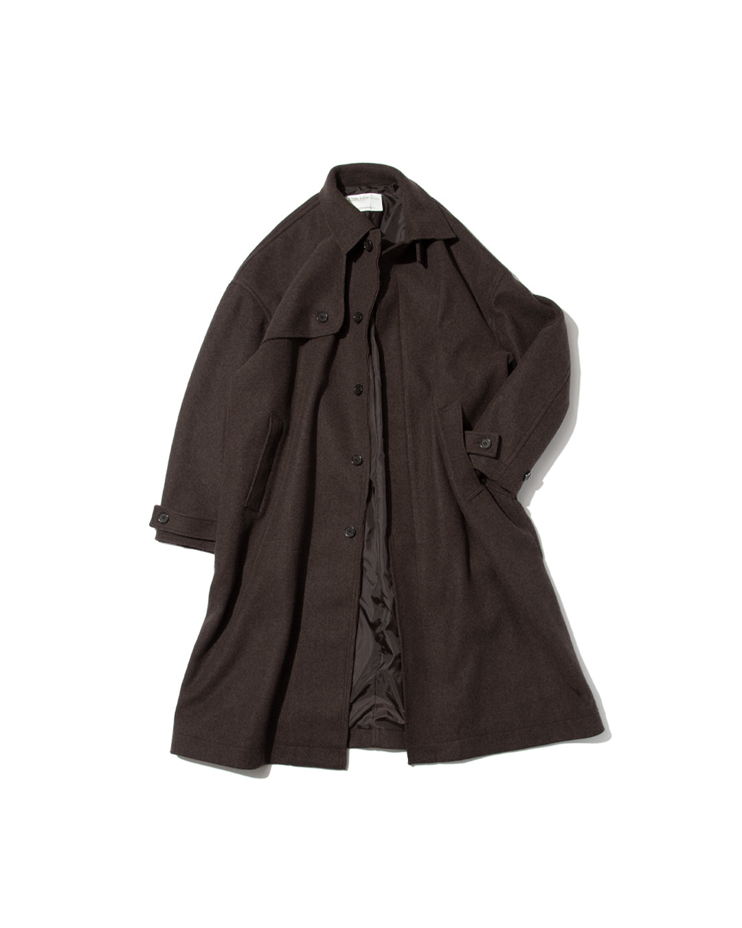 【発売前】Melton Long Trench Coat -メルトンロングトレンチコート-