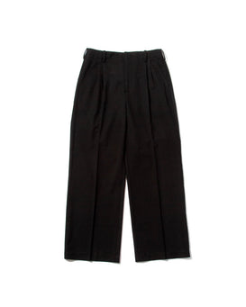 【SALE】24FW T/R TUCK WIDE SLACKS