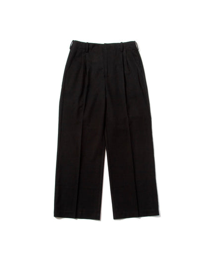 【SALE】24FW T/R TUCK WIDE SLACKS