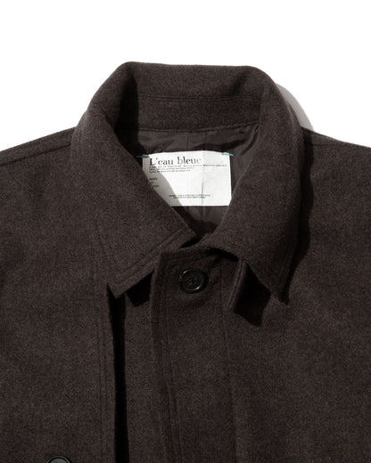 【発売前】Melton Long Trench Coat -メルトンロングトレンチコート-
