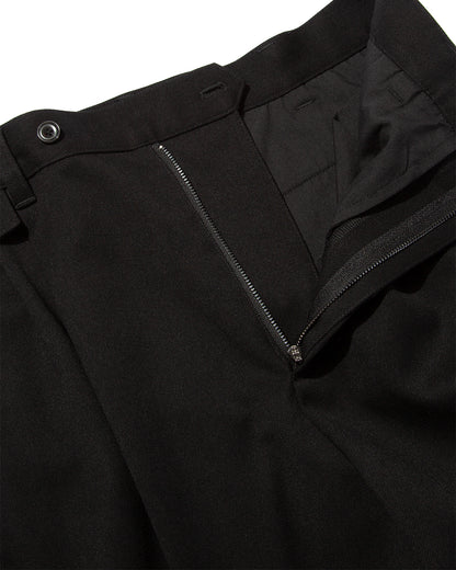 【25AW新作】Wool-Blend Twill Tuck Wide Slacks  -ウール混ツイル タックワイドスラックス-