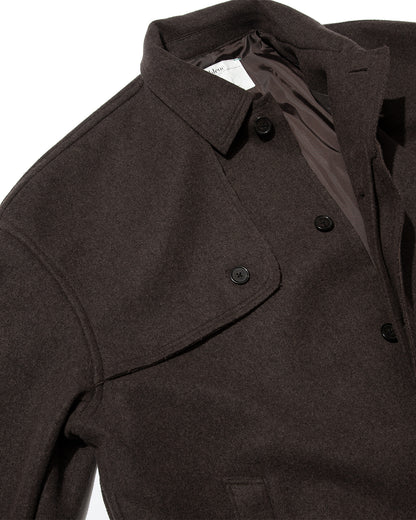 【発売前】Melton Long Trench Coat -メルトンロングトレンチコート-