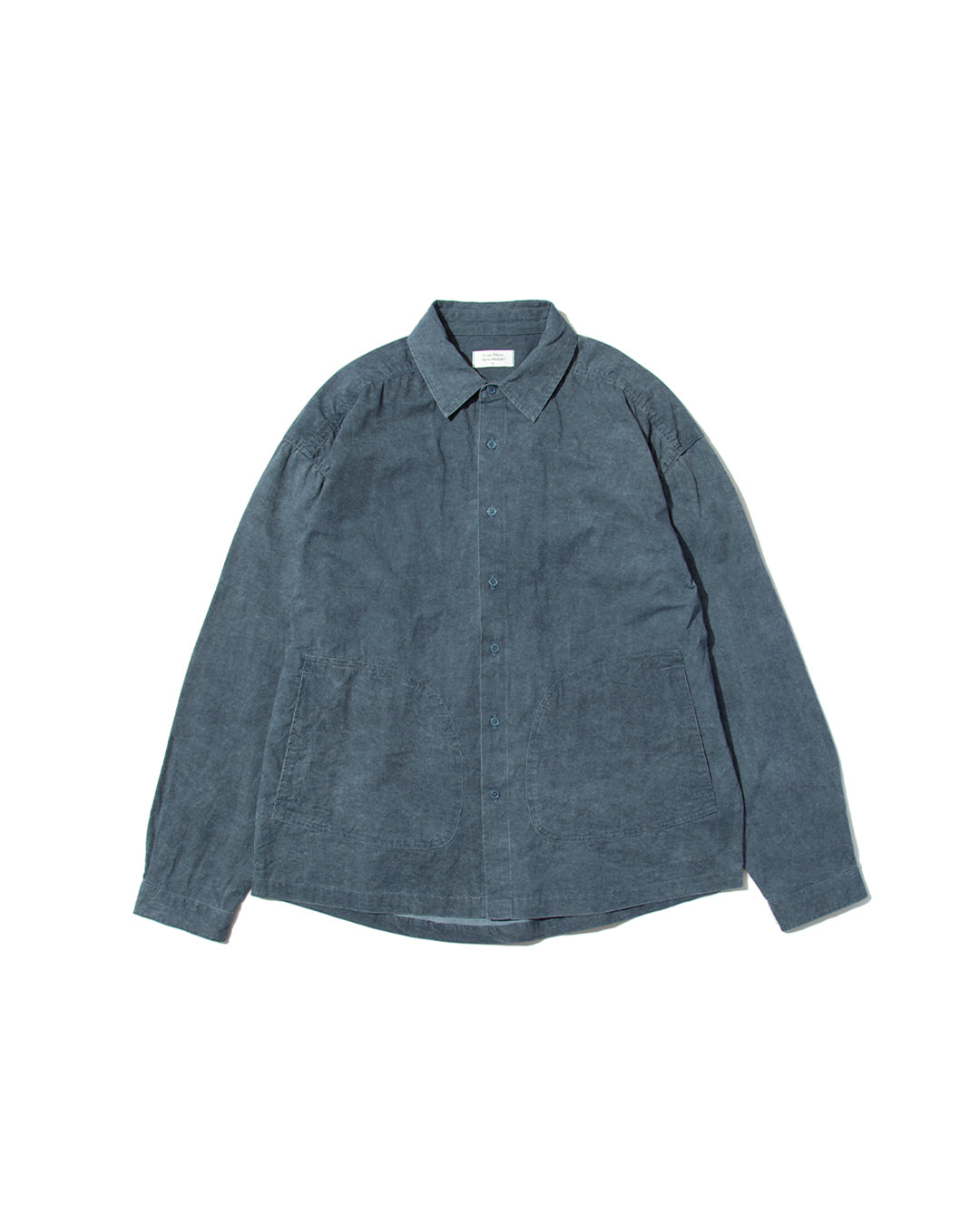【25AW新作】Garment-Washed Stitch Overshirt  -ガーメントウォッシュステッチオーバーシャツ-