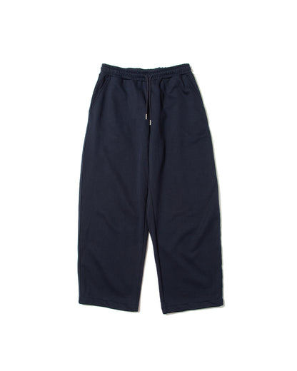 【25AW新作】French Terry Curved Sweat Wide Pants -CVC裏毛スウェットカーブワイドパンツ-