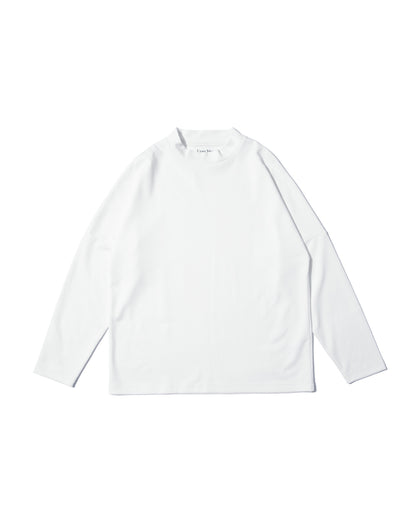 【25AW新作】Silky Touch Smooth Mock Neck L/S Tee -シルキースムースモックネック長袖Tee-