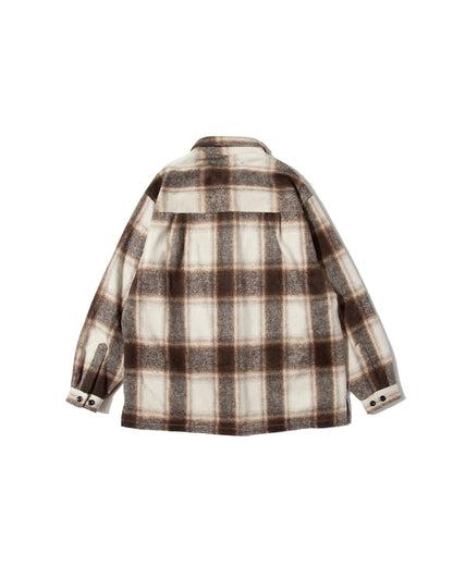 【25AW新作】Ombre Check L/S Shirt Jacket  -オンブレチェック長袖シャツジャケット-