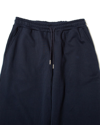 【25AW新作】French Terry Curved Sweat Wide Pants -CVC裏毛スウェットカーブワイドパンツ-