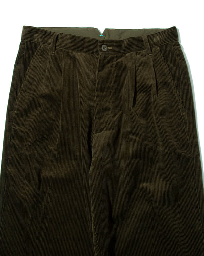 【25AW新作】Corduroy Tuck Wide Tapered Pants  -コーデュロイタックワイドパンツ-