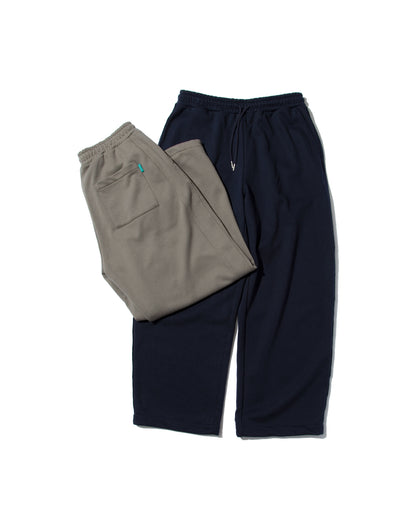【25AW新作】French Terry Curved Sweat Wide Pants -CVC裏毛スウェットカーブワイドパンツ-