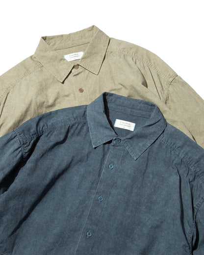 【25AW新作】Garment-Washed Stitch Overshirt  -ガーメントウォッシュステッチオーバーシャツ-