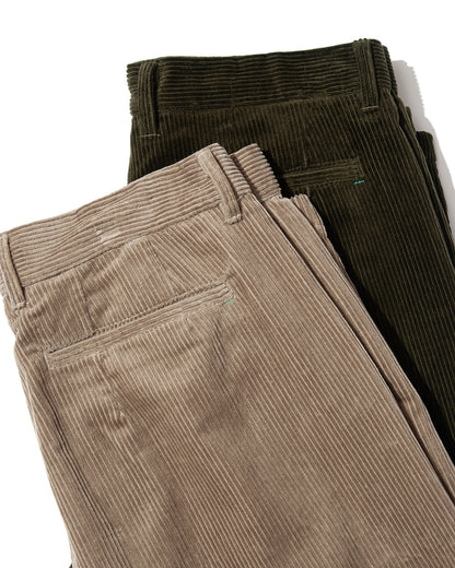 【25AW新作】Corduroy Tuck Wide Tapered Pants  -コーデュロイタックワイドパンツ-