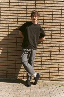 C/N Light Twill Wide Tapered Pants -C/Nライトツイル ワイドテーパードパンツ-