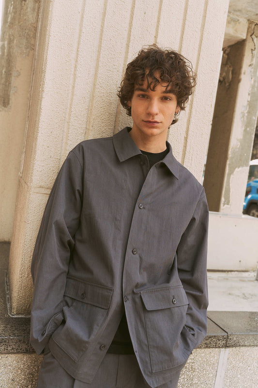 C/N Light Twill Shirt Jacket -C/Nライトツイル シャツジャケット-