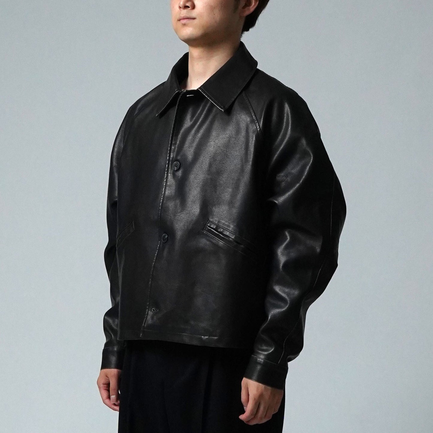 【SALE】SYNTHETIC LEATHER BLOUSON